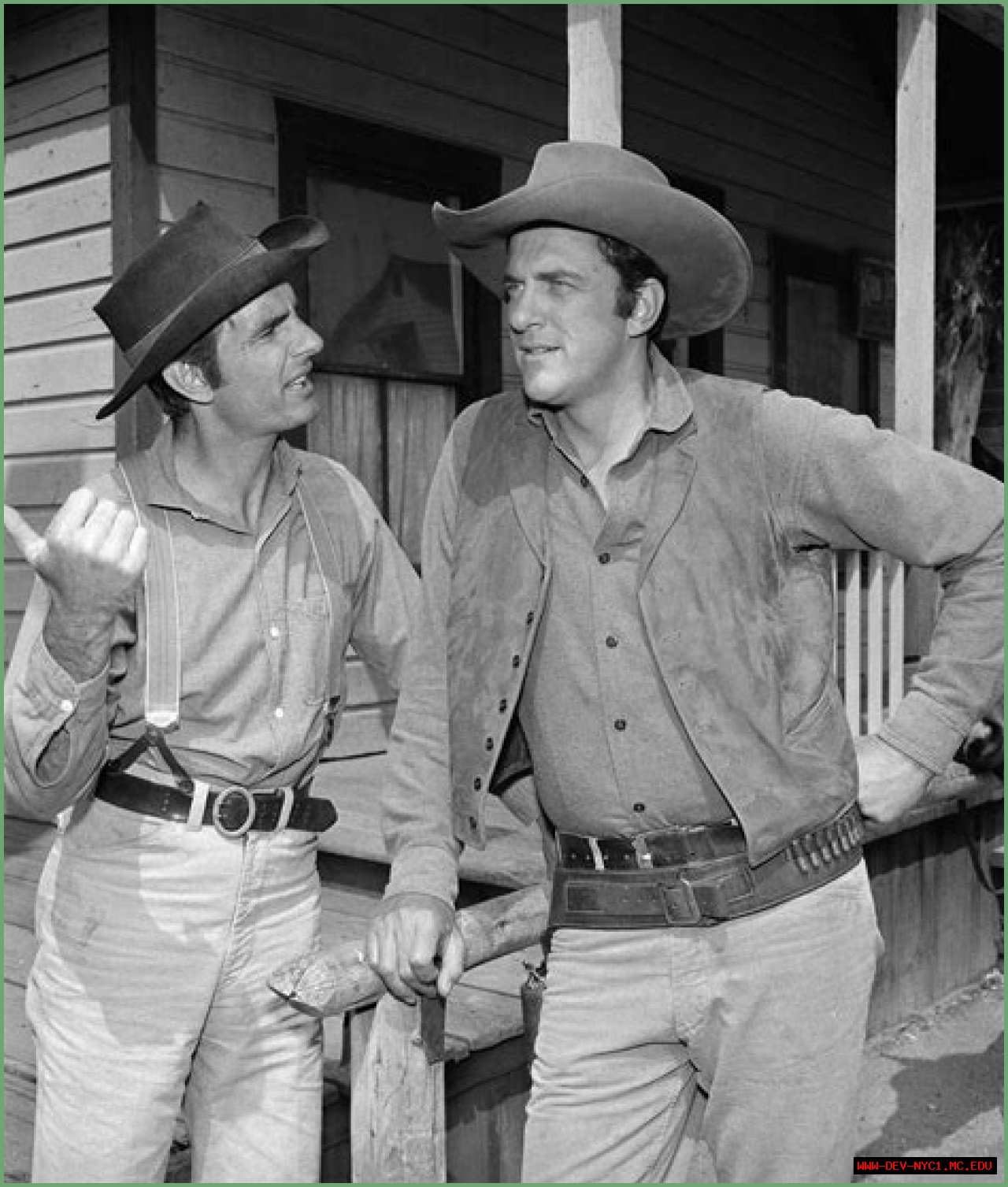Did James Arness and Dennis Weaver get along?